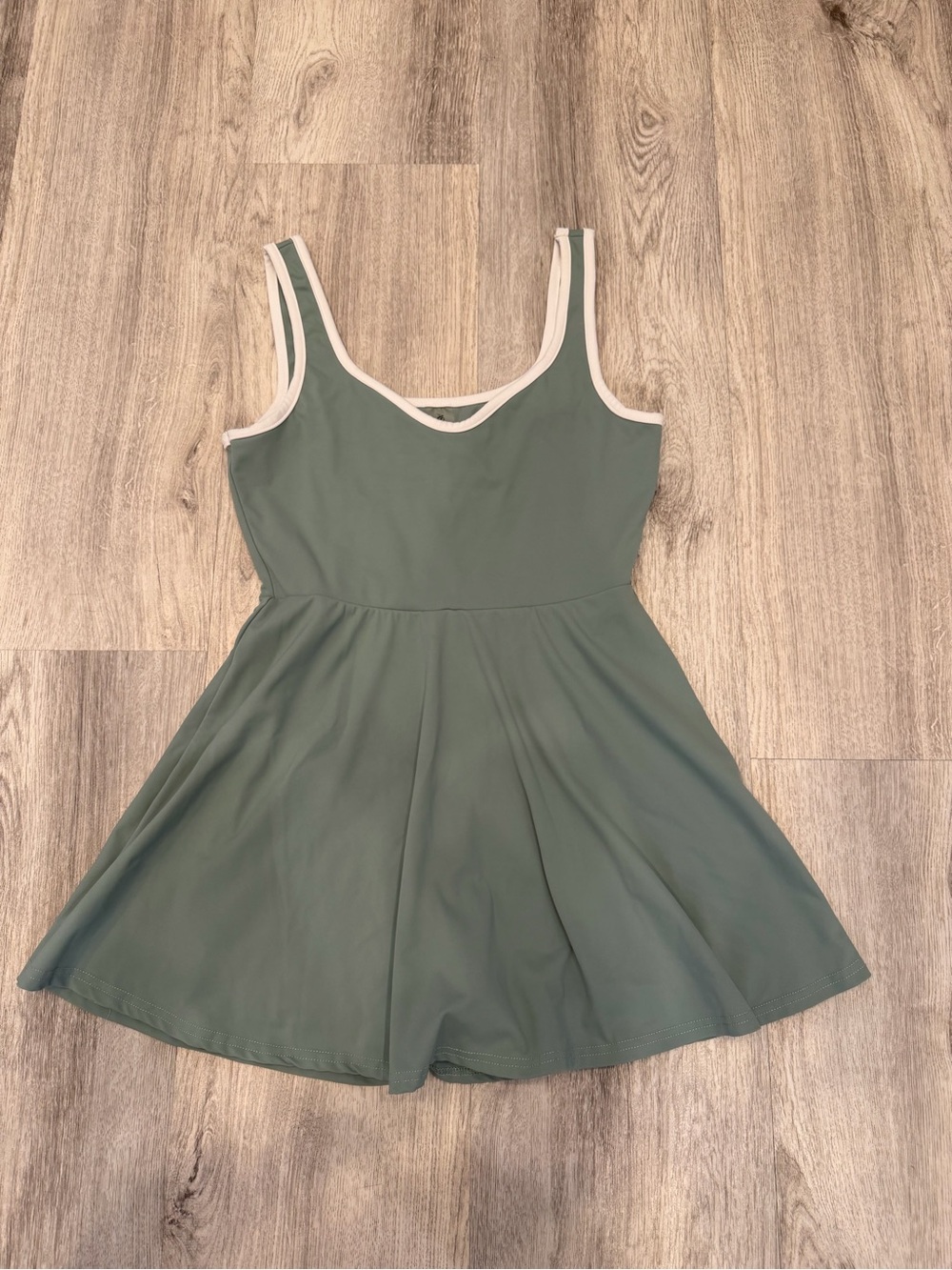 AS Revival Small Sage Green Athletic Tennis Dress Built-In Shorts